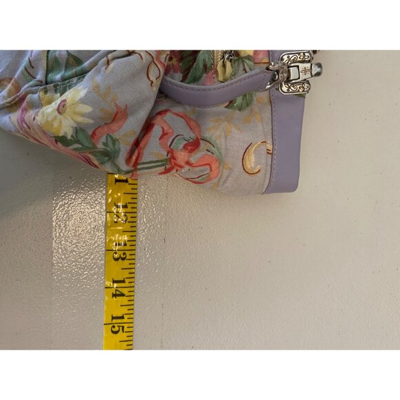 Brighton Style Tapestry Handbag With Floral Print & Double Handles - Picture 7 of 8